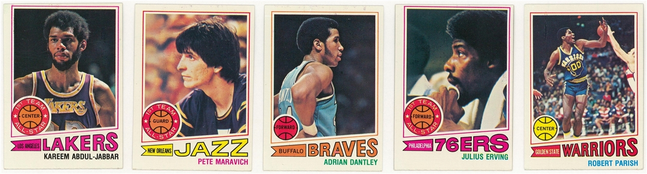 1977-78 Topps Basketball Complete Set (132)